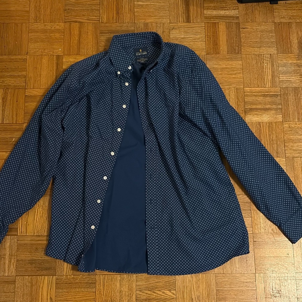 Stafford Long Sleeve Button Down Shirt